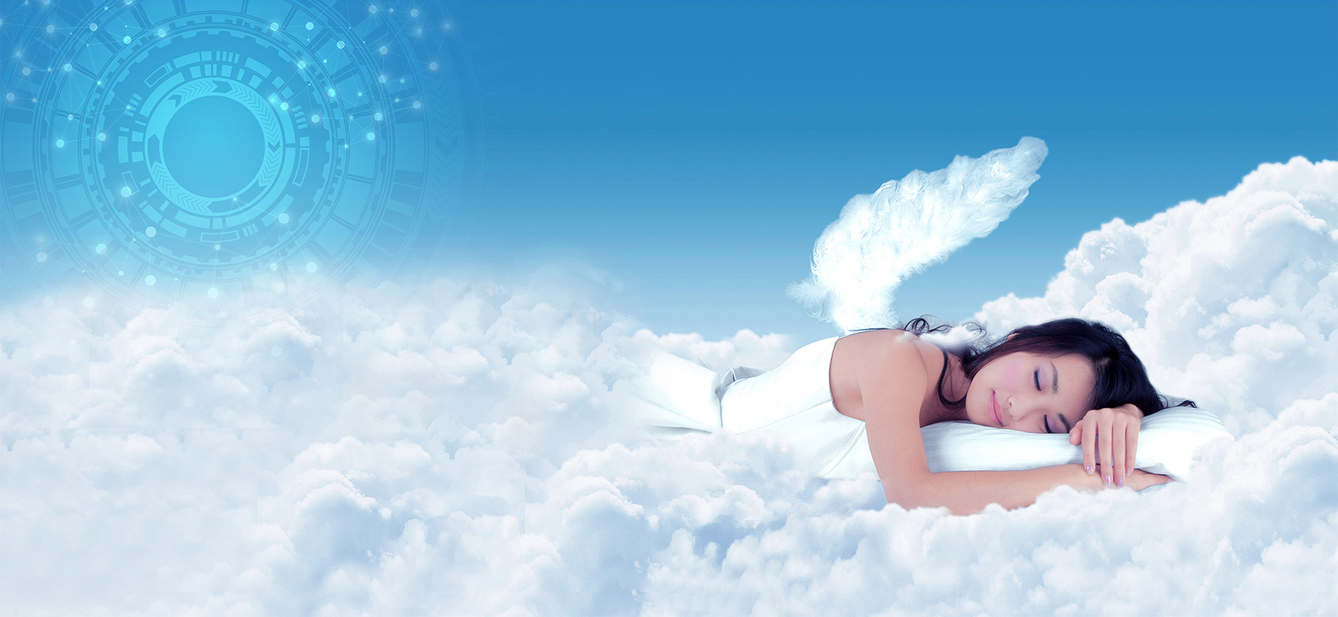 Lying in the clouds ● Sleeping as light as an angel